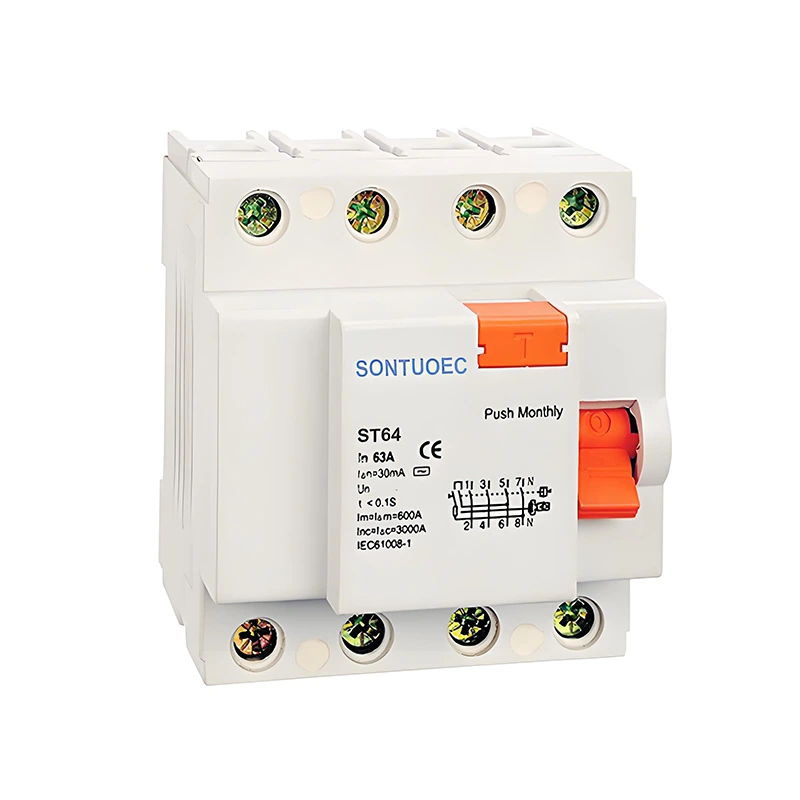 4p 6p 63A / 30MA Apapọ Circuit