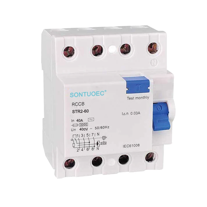 4p 6p 63a / 30MA RCDC