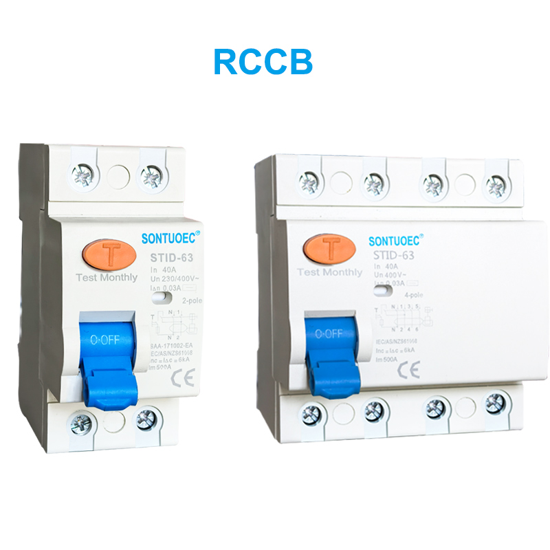 Std-63 jara rccb 230v 63ta aṣayan lọwọlọwọ Circuit
