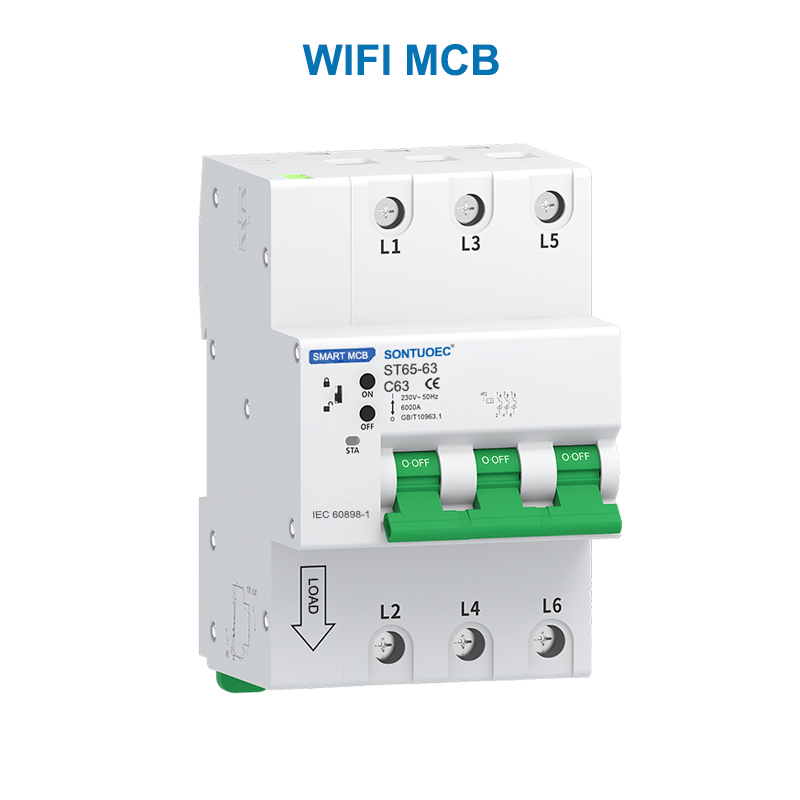 Wifi bs485 Multiferection iot oloye ni oye MCB Rcbo oye ti o loye microit
